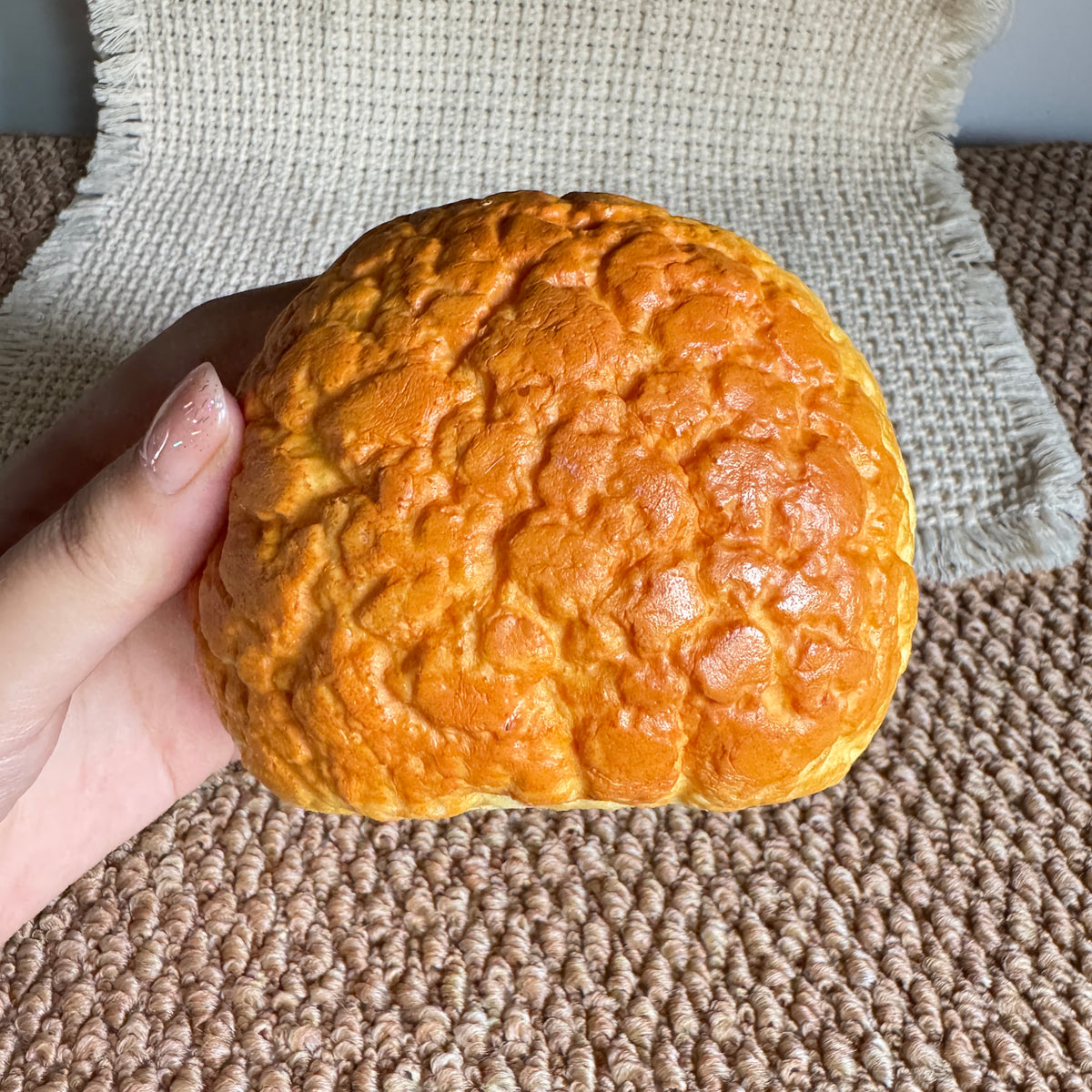 Filled Cream Puff Slow Rise Squishy