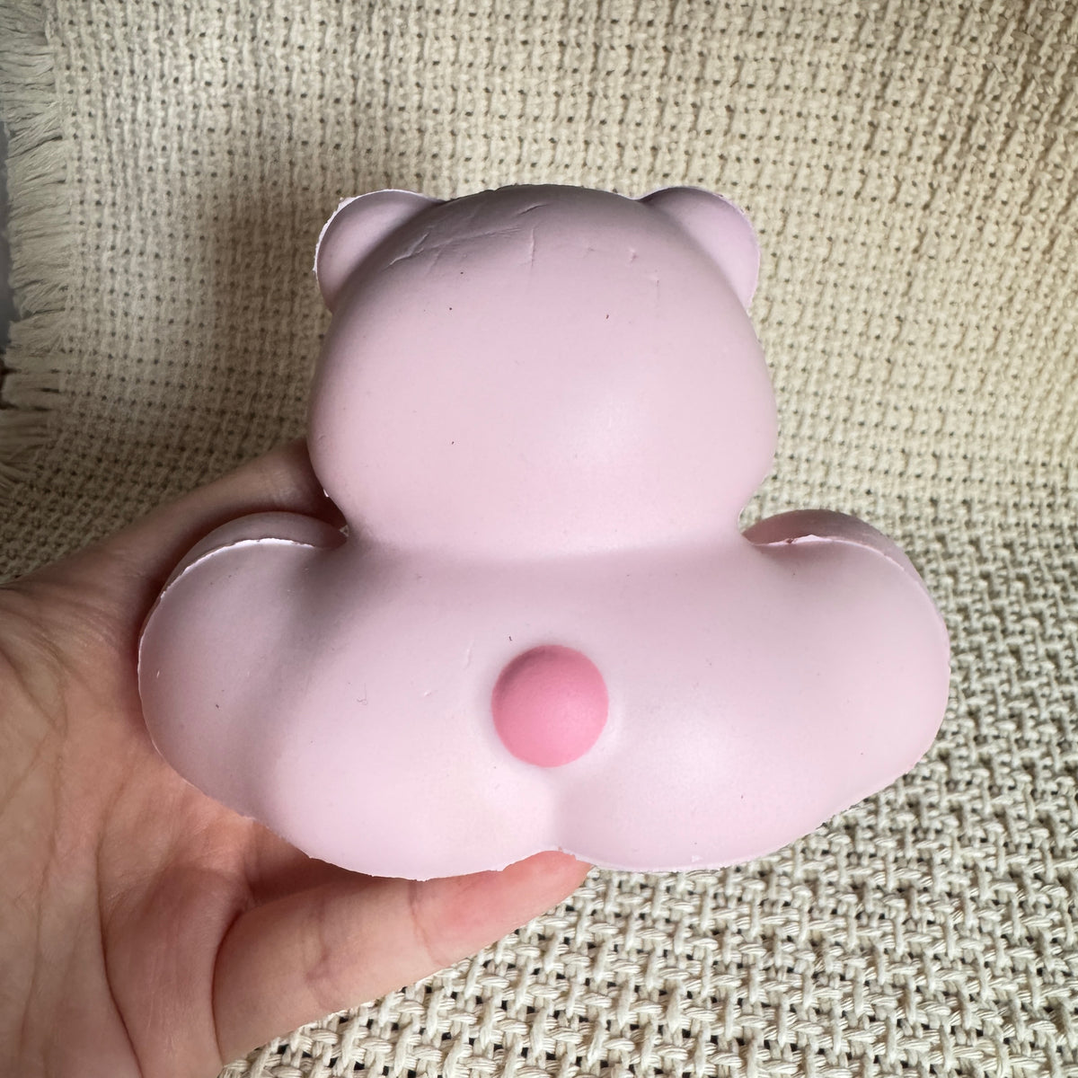 Pink Teddy Bear Slow Rise Squishy