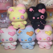 Patchwork Bunny Slow Rise Squishy