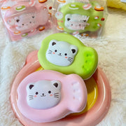 Kitten Fish Cookie Slow Rise Squishy