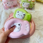 Kitten Fish Cookie Slow Rise Squishy