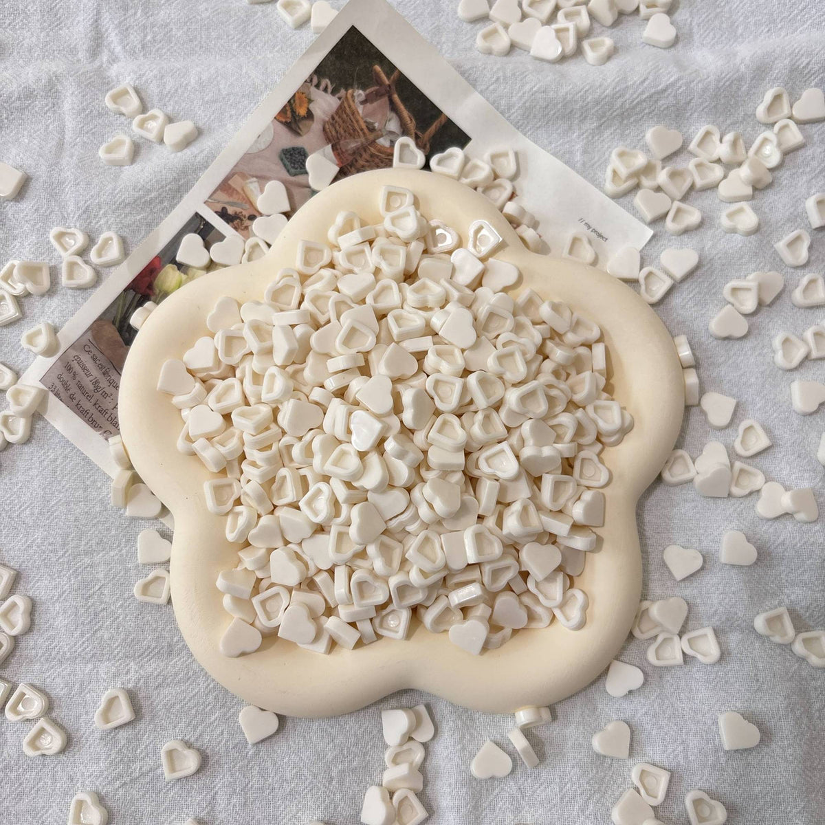 Heart-shaped Building Blocks - Crunchy Flilling for Handmade Ball