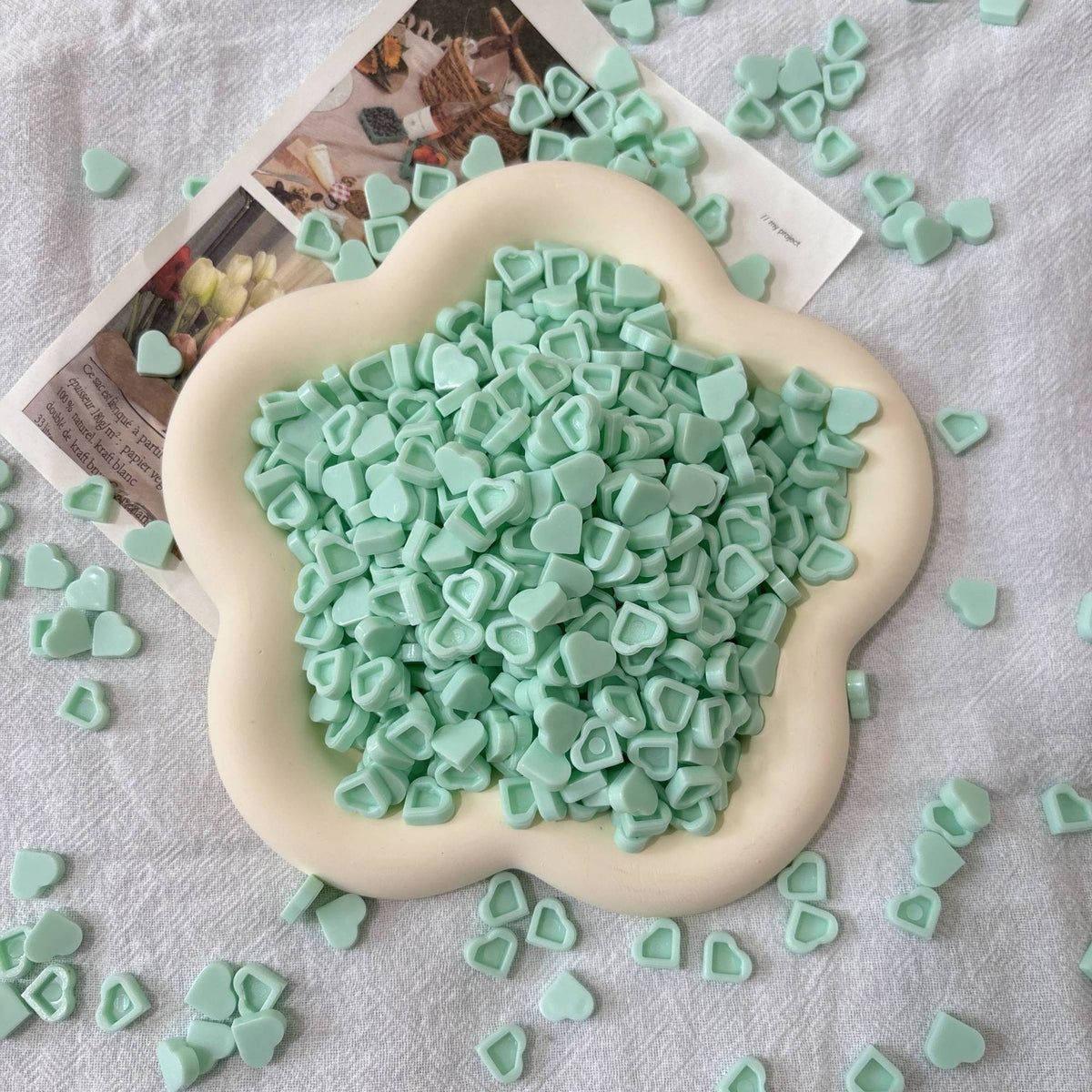 Heart-shaped Building Blocks - Crunchy Flilling for Handmade Ball