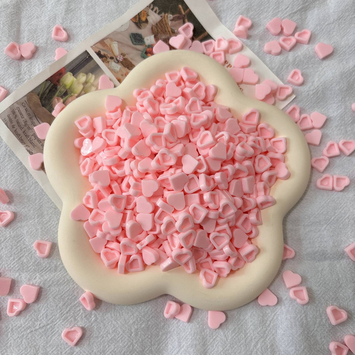 Heart-shaped Building Blocks - Crunchy Flilling for Handmade Ball