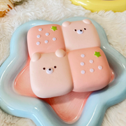 Strawberry Bear Toast Slow Rise Squishy