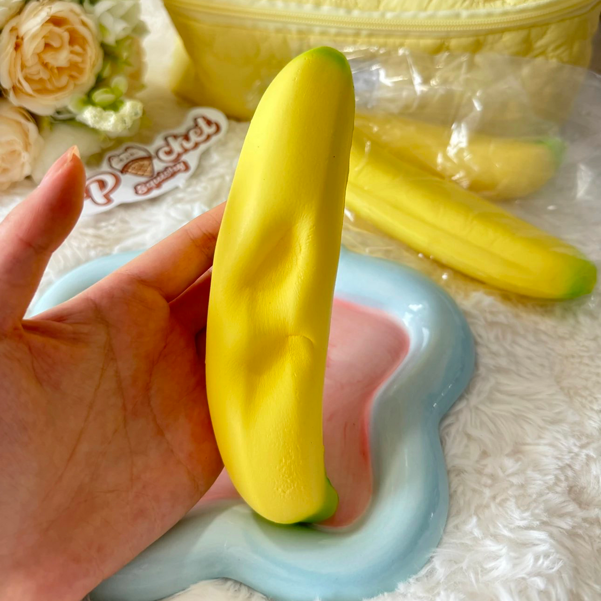 Mini Banana Slow Rise Squishy