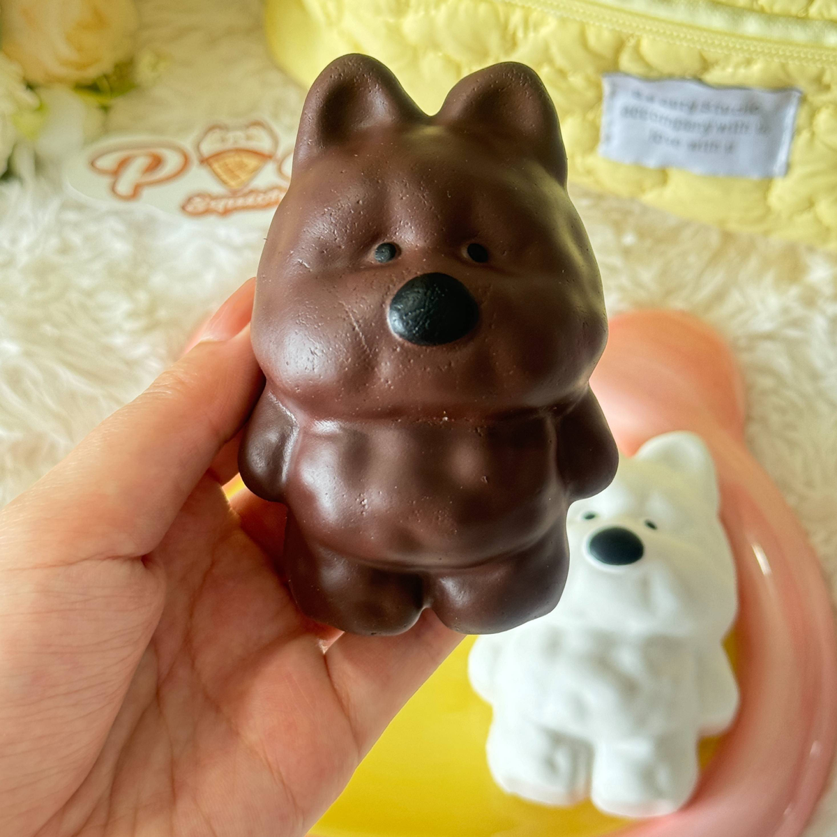 Chocolate Puppy Slow Rise Squishy