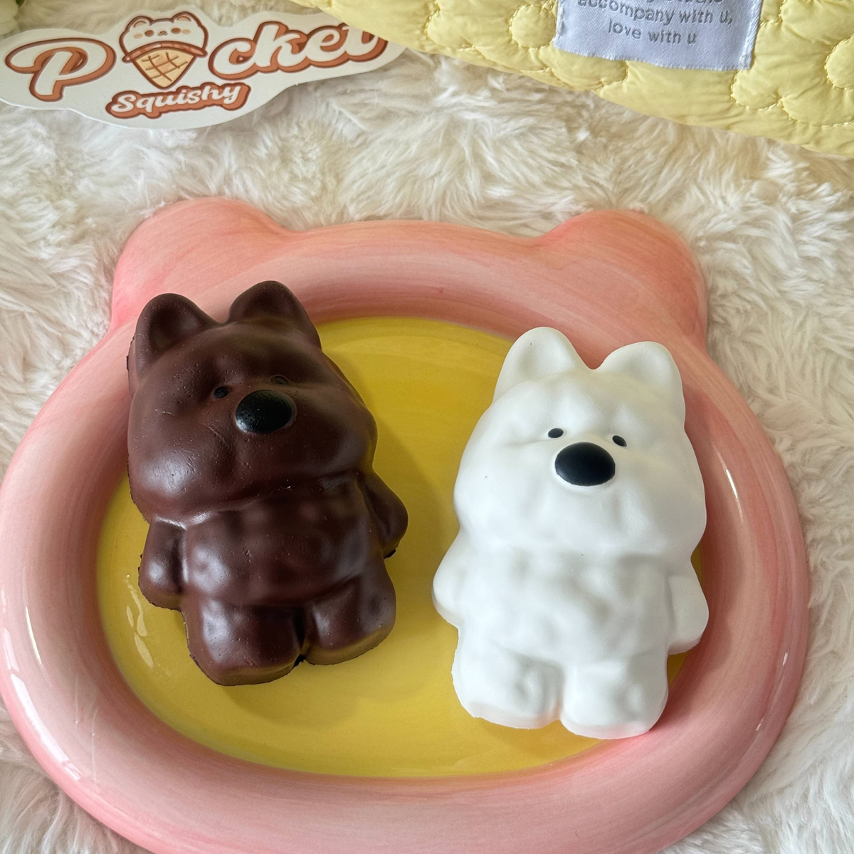 Chocolate Puppy Slow Rise Squishy