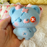 Patchwork Bear Slow Rise Squishy