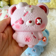 Patchwork Bear Slow Rise Squishy