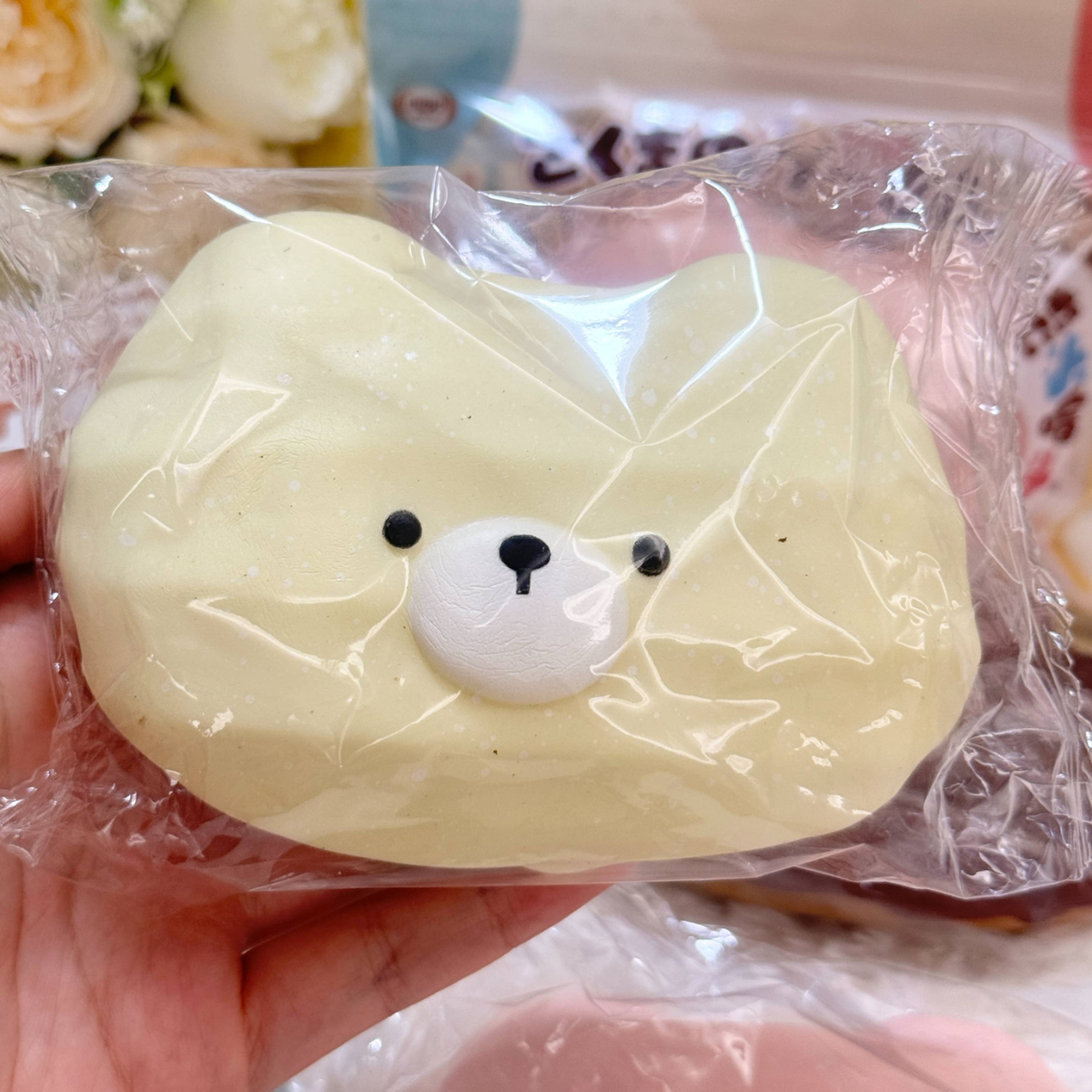 Mido Teddy Bear Cream Puff Slow Rise Squishy