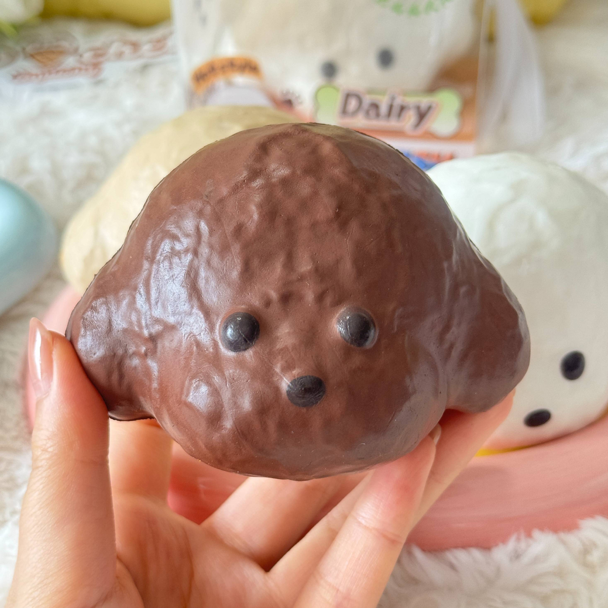 Mido Puppy Milk Cookie Slow Rise Squishy
