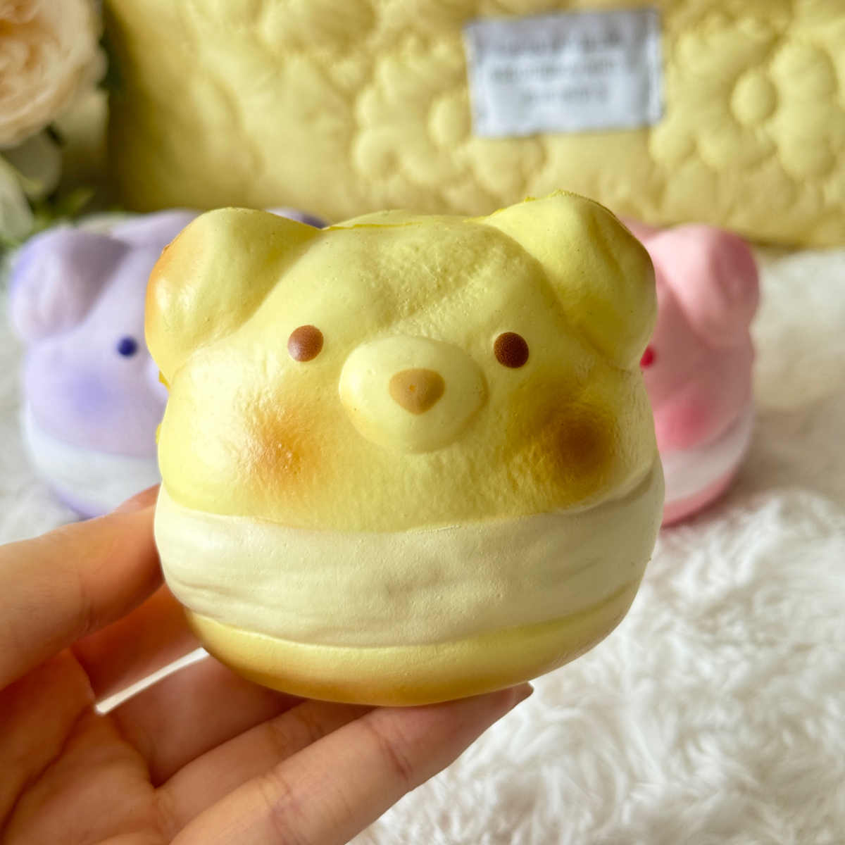 Bear Cream Puff Slow Rise Squishy