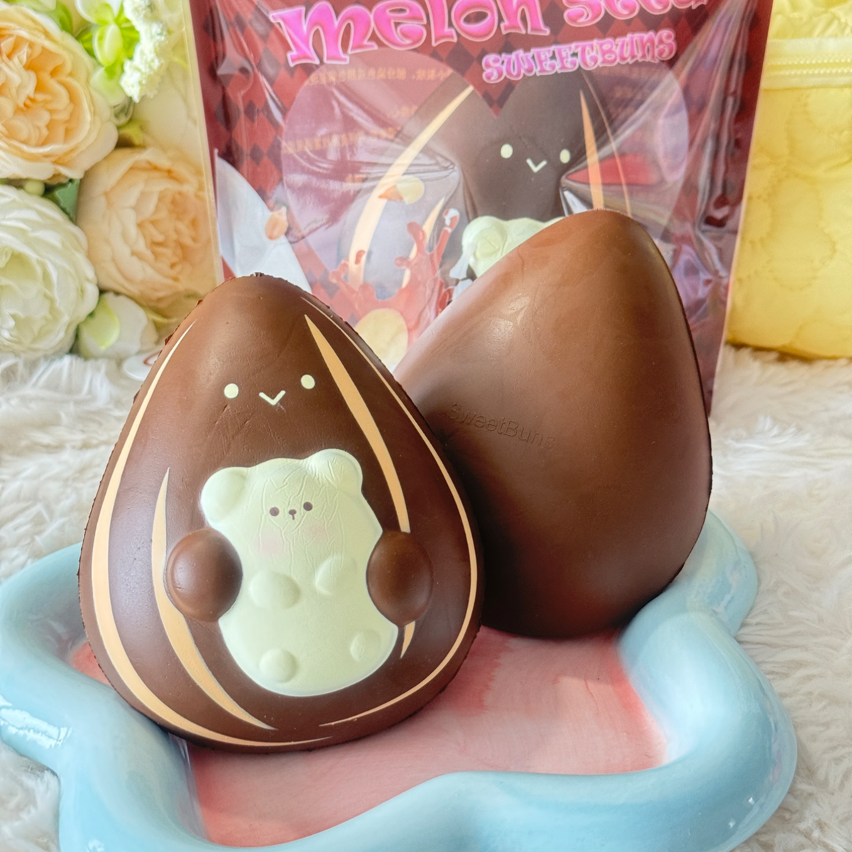 Bear Sunflower Seed Slow Rise Squishy