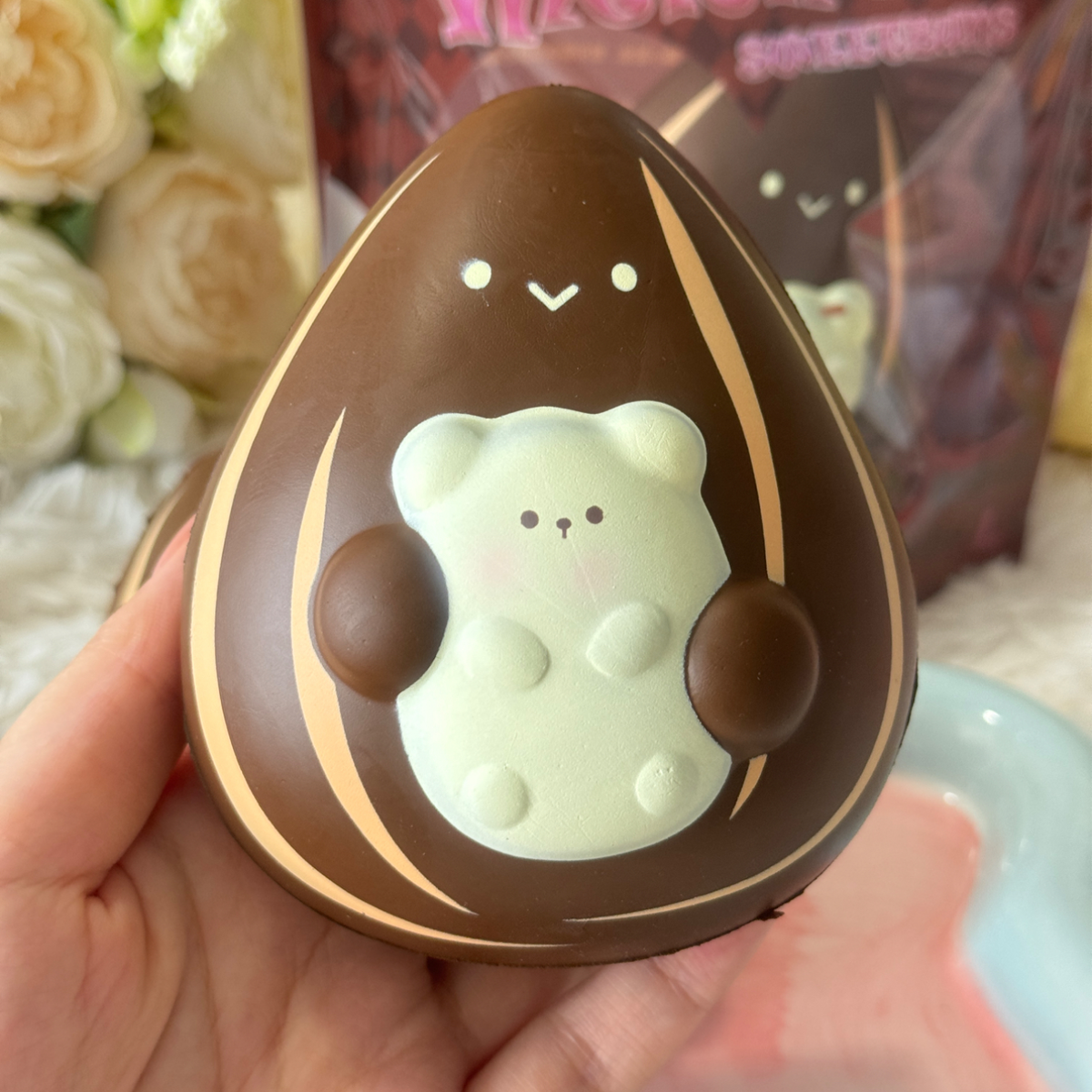 Bear Sunflower Seed Slow Rise Squishy