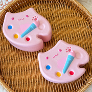 Kitten Art Plate Slow Rise Squishy