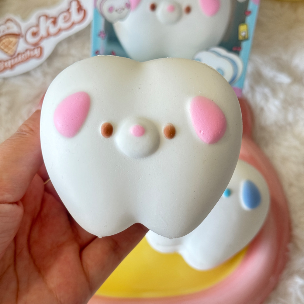 Puppy Tooth Slow Rise Squishy