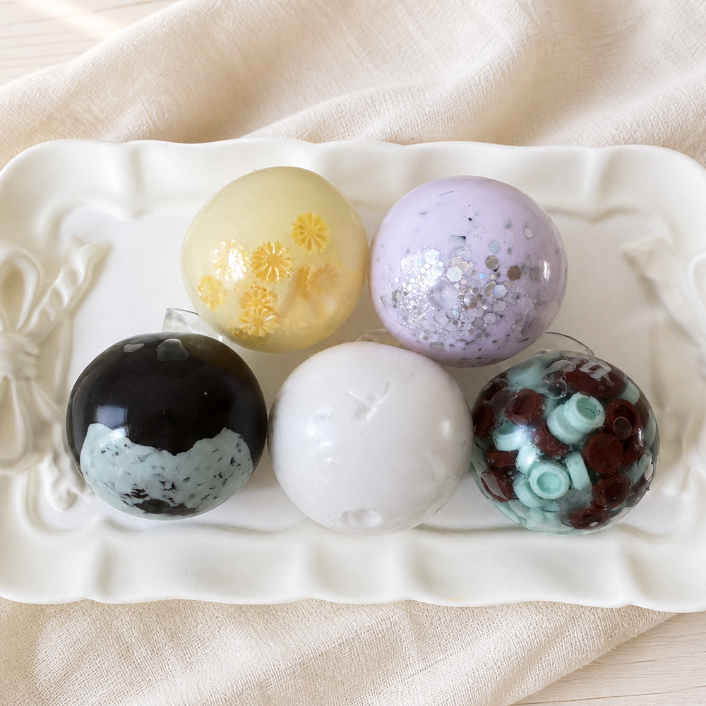 5-Pack Mini Handmade Stress Ball Set(4cm)