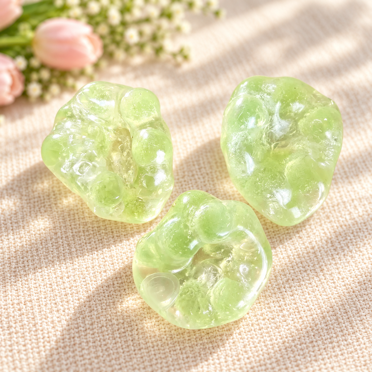 Green Grape Sugar Handmade Stress Ball