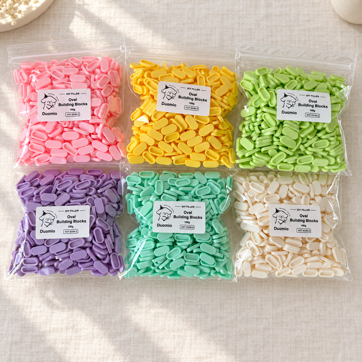 Oval Crunchy Building Blocks - Crunchy Filling for handemade ball