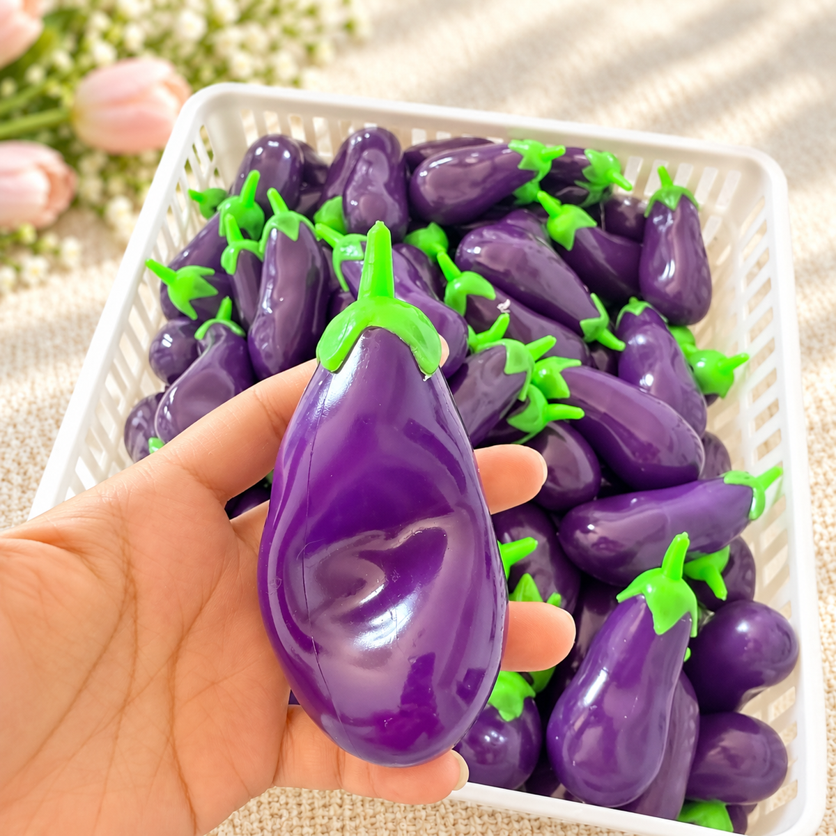Eggplant Vaseline-Feel Handmade Ball