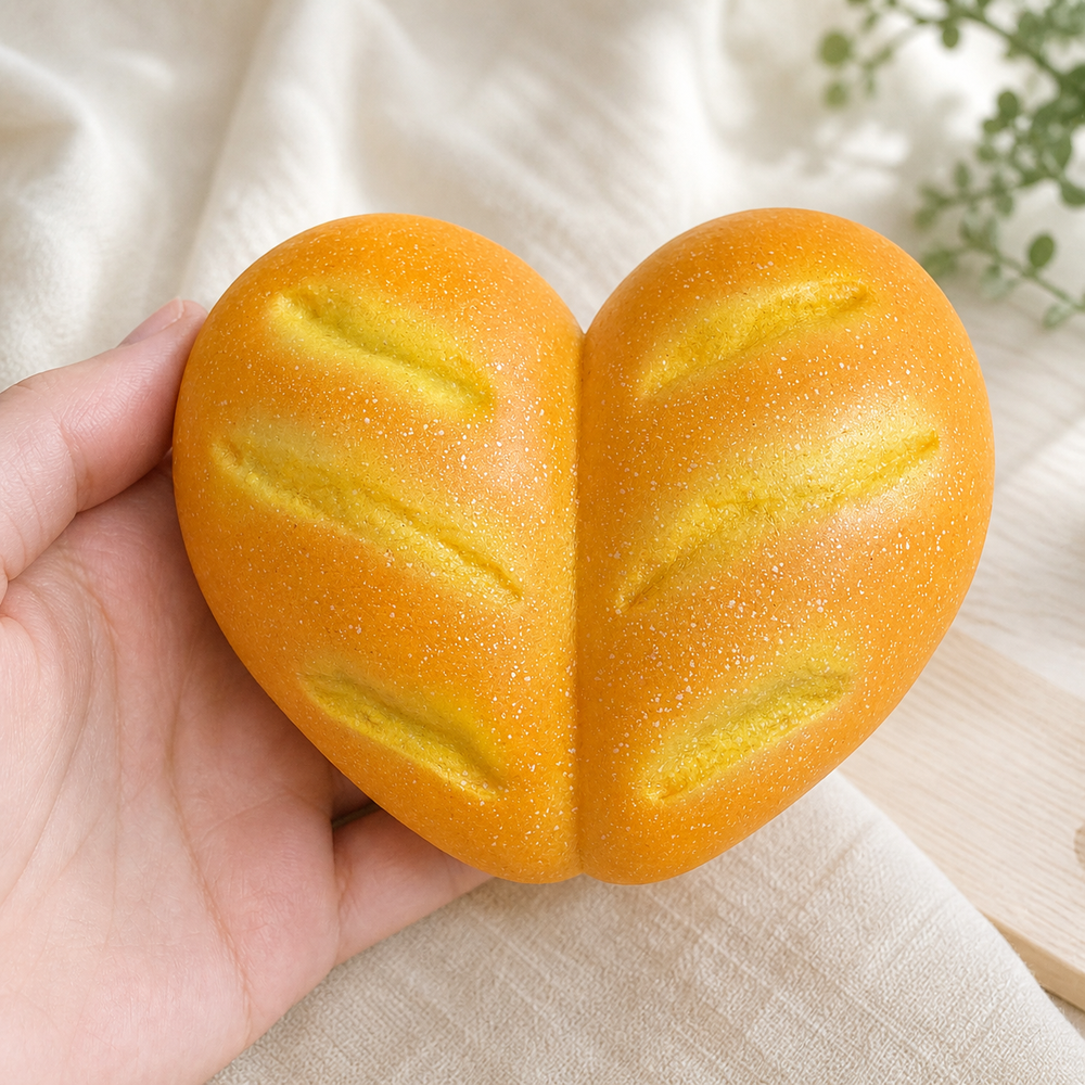 Heart Baguette Slow Rise Squishy