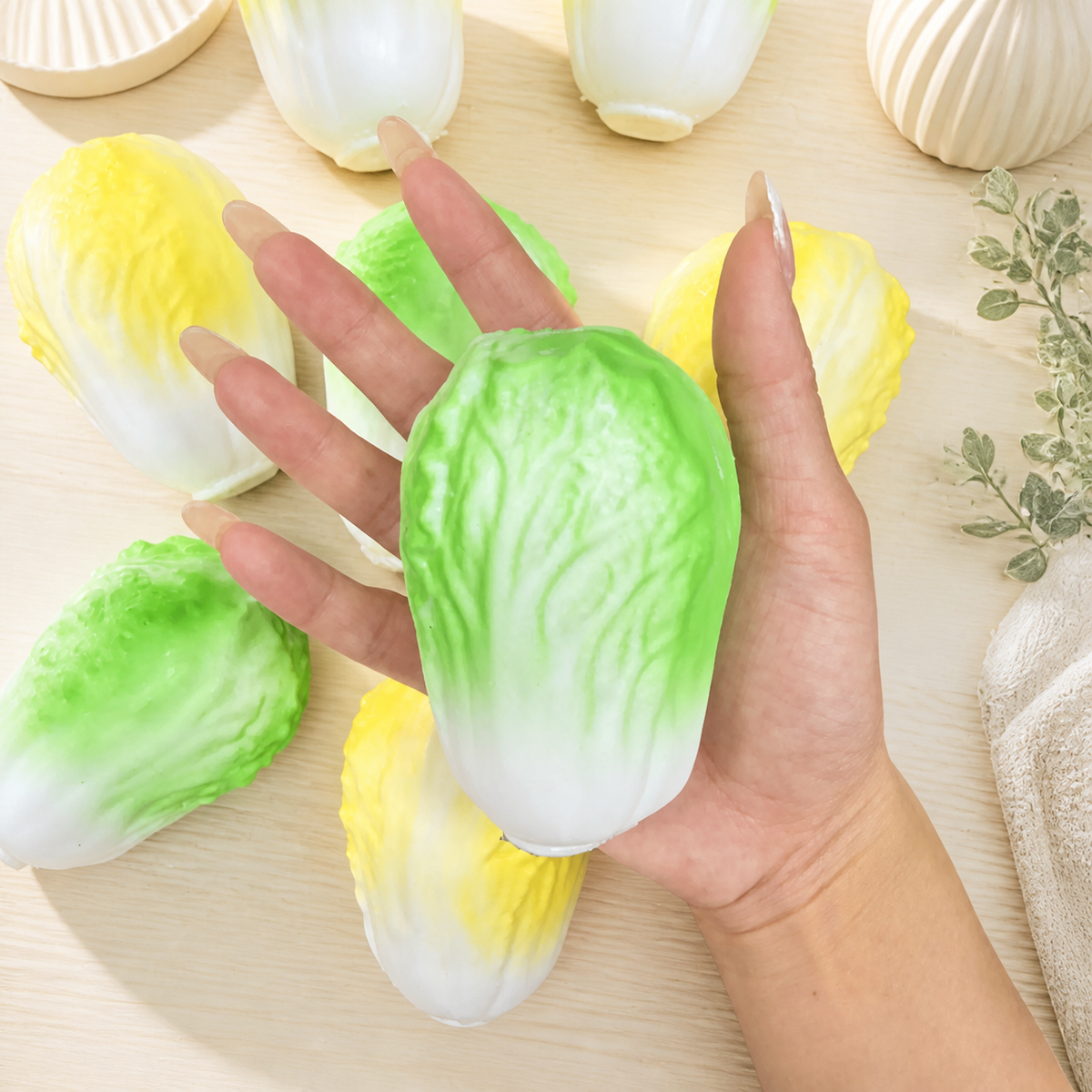 Cabbage Handmade Stress Ball