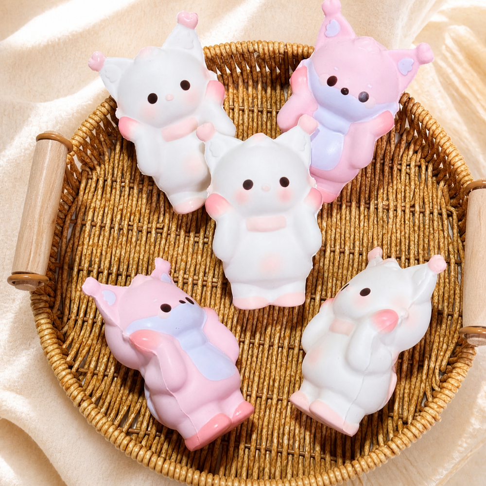 3an Heart Fox Slow Rise Squishy