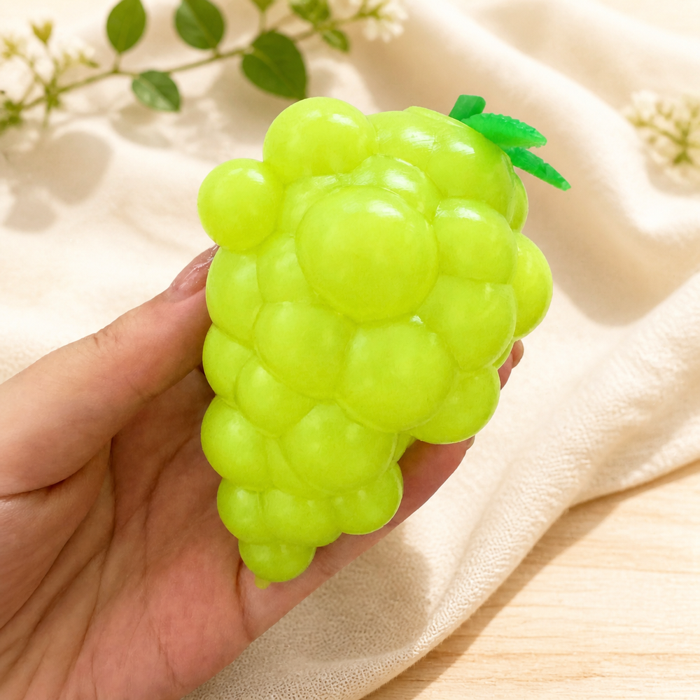 Crunchy Green Grape Handmade Stress Ball
