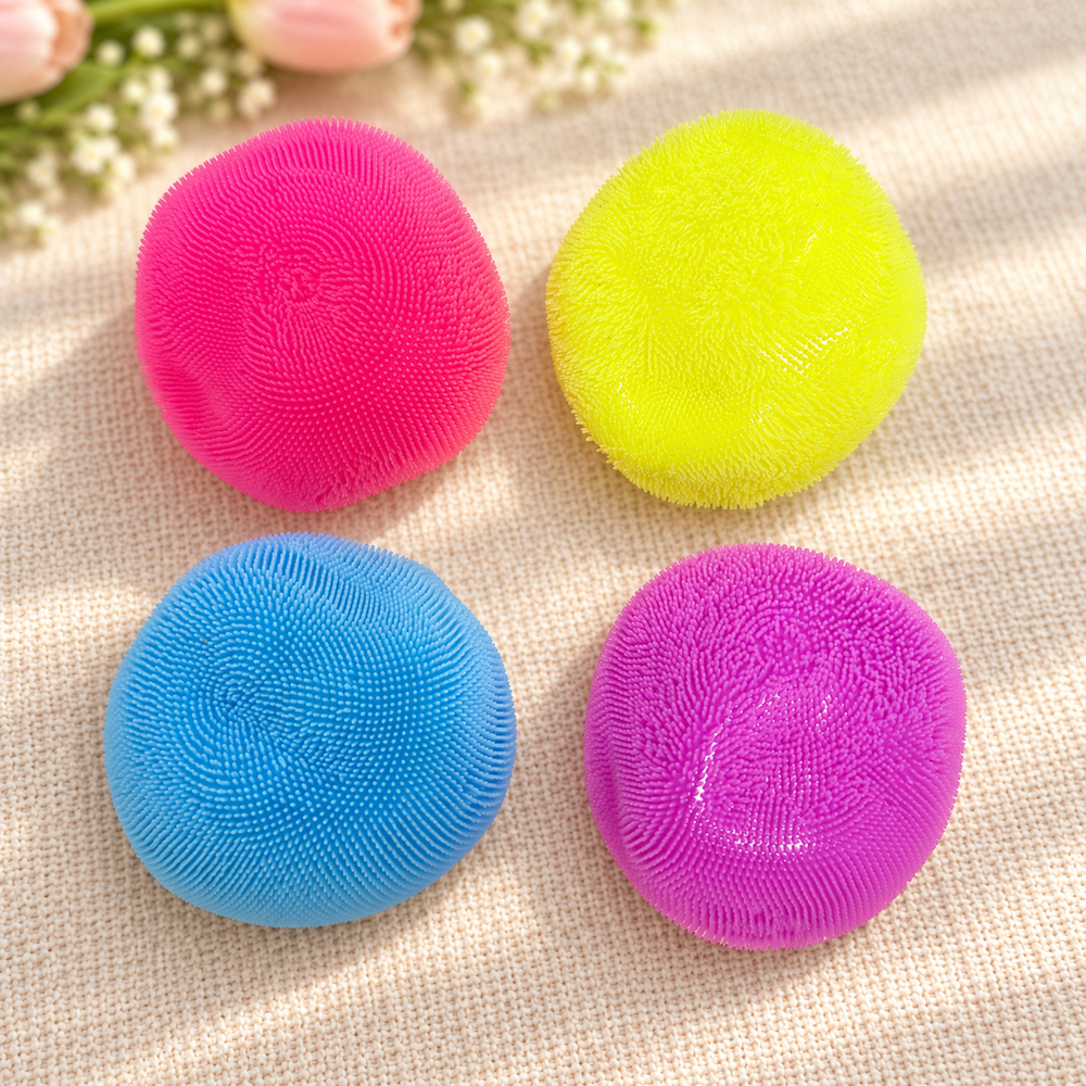 Vaseline-Feel Pom-Pom Handmade Stress Ball