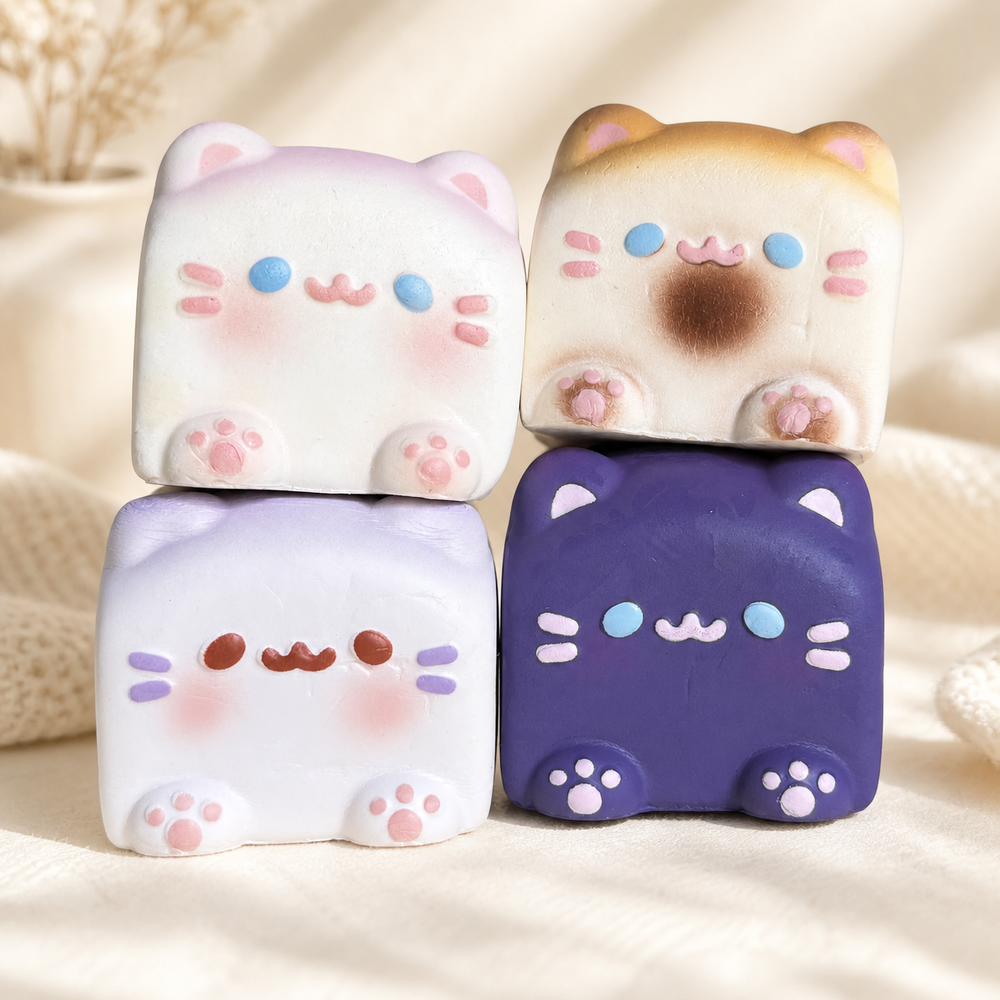 Kitten Toast Slow Rise Squishy