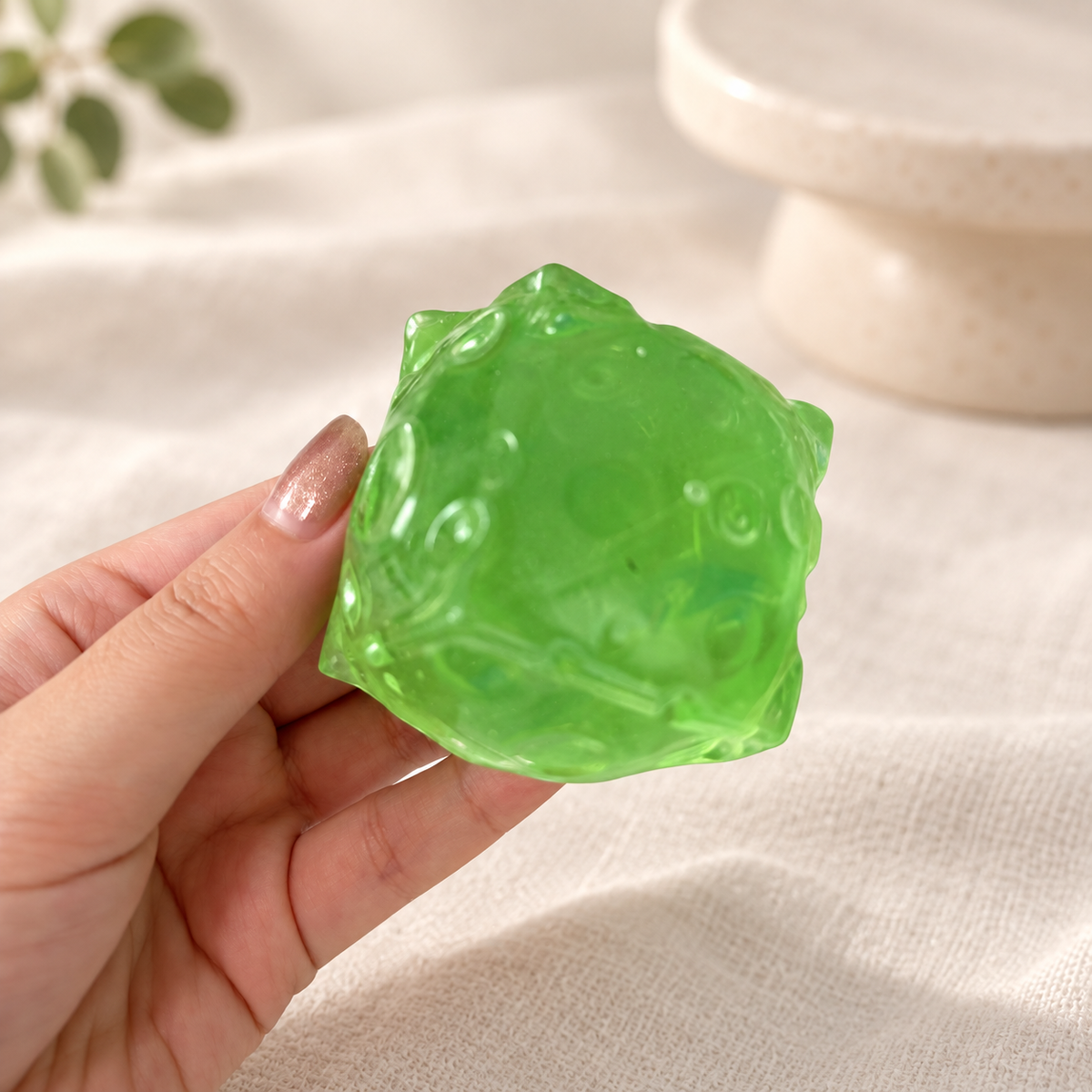 Mini Candy Cheese Cube Handmade Stress Ball