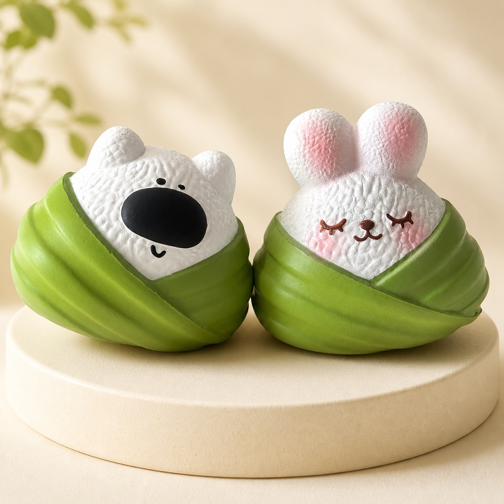 Animal Zongzi Slow Rise Squishy