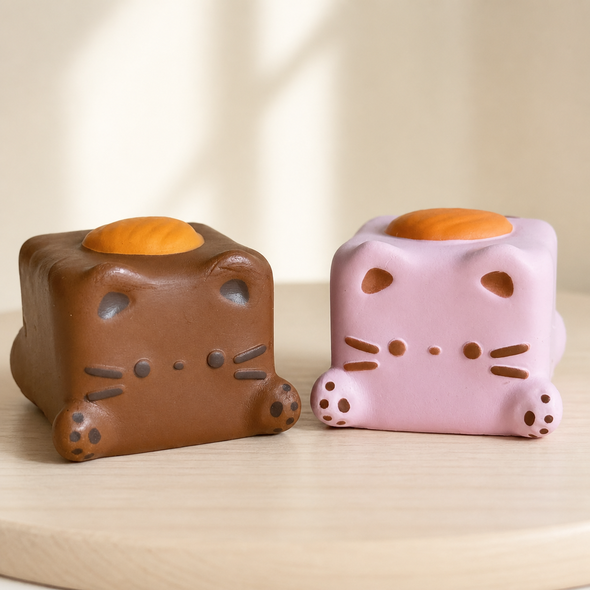 Kitten Sugar Cube Slow Rise Squishy