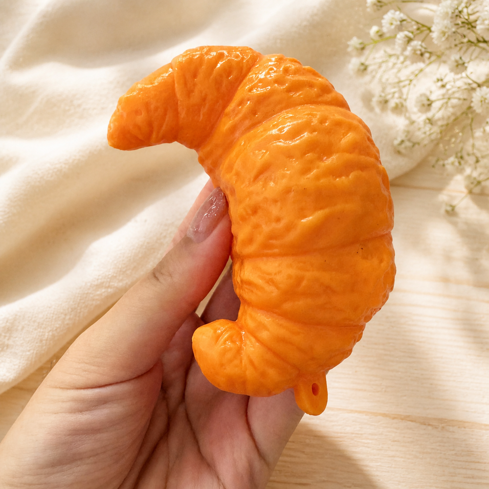 Crunchy Croissant Handmade Stress Ball