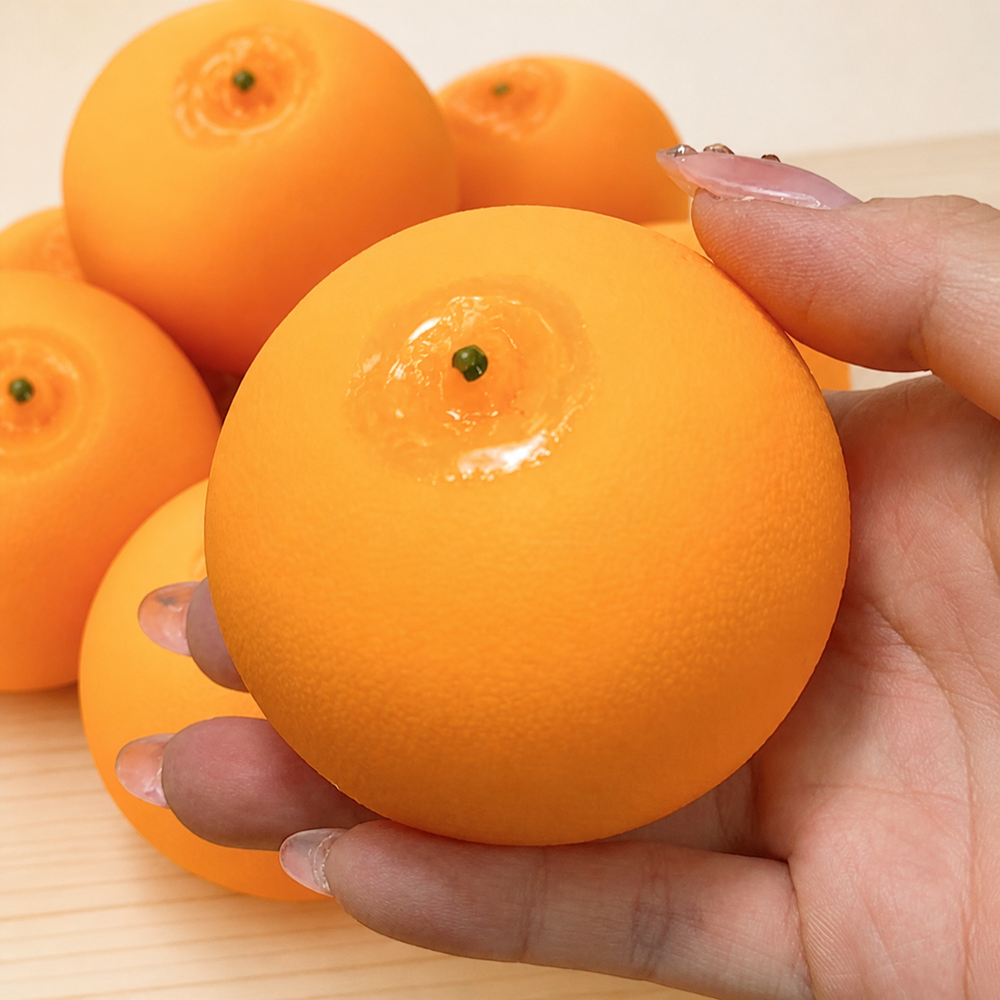 Orange Handmade Stress Ball