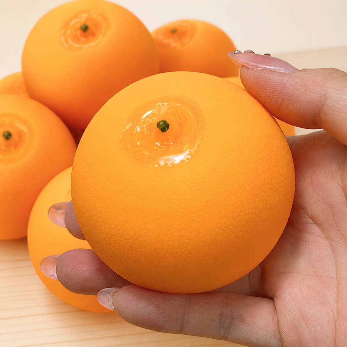 Orange Handmade Stress Ball