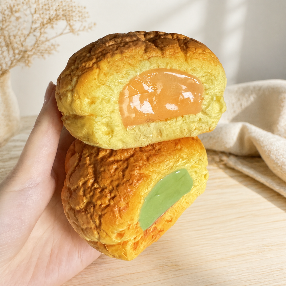 Filled Cream Puff Slow Rise Squishy
