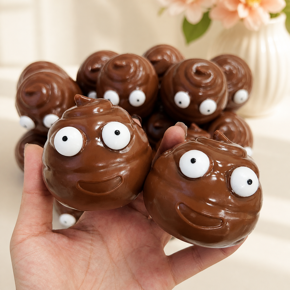 Crunchy Poop Handmade Stress Ball