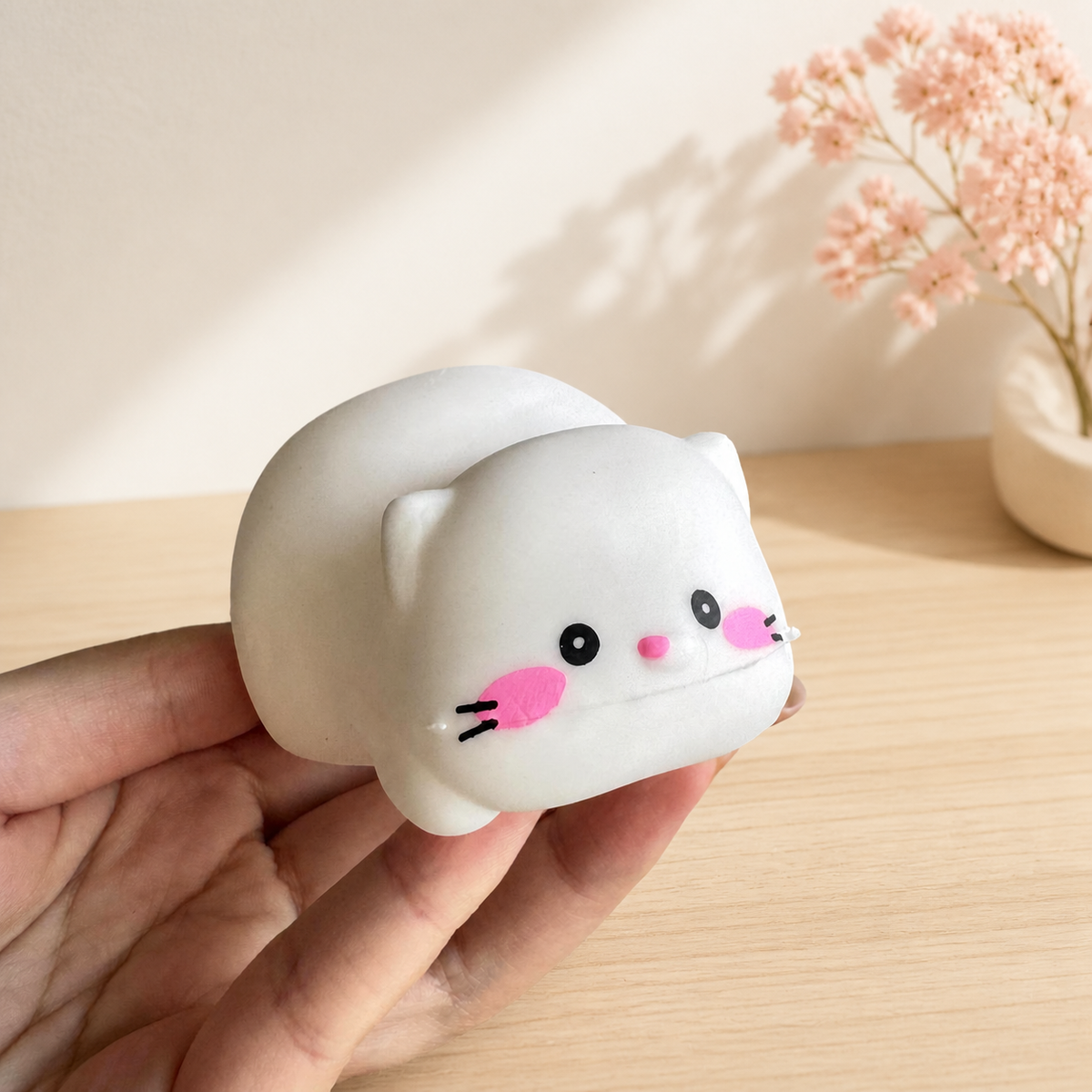 Crunchy Floppy Cat Handmade Stress Ball