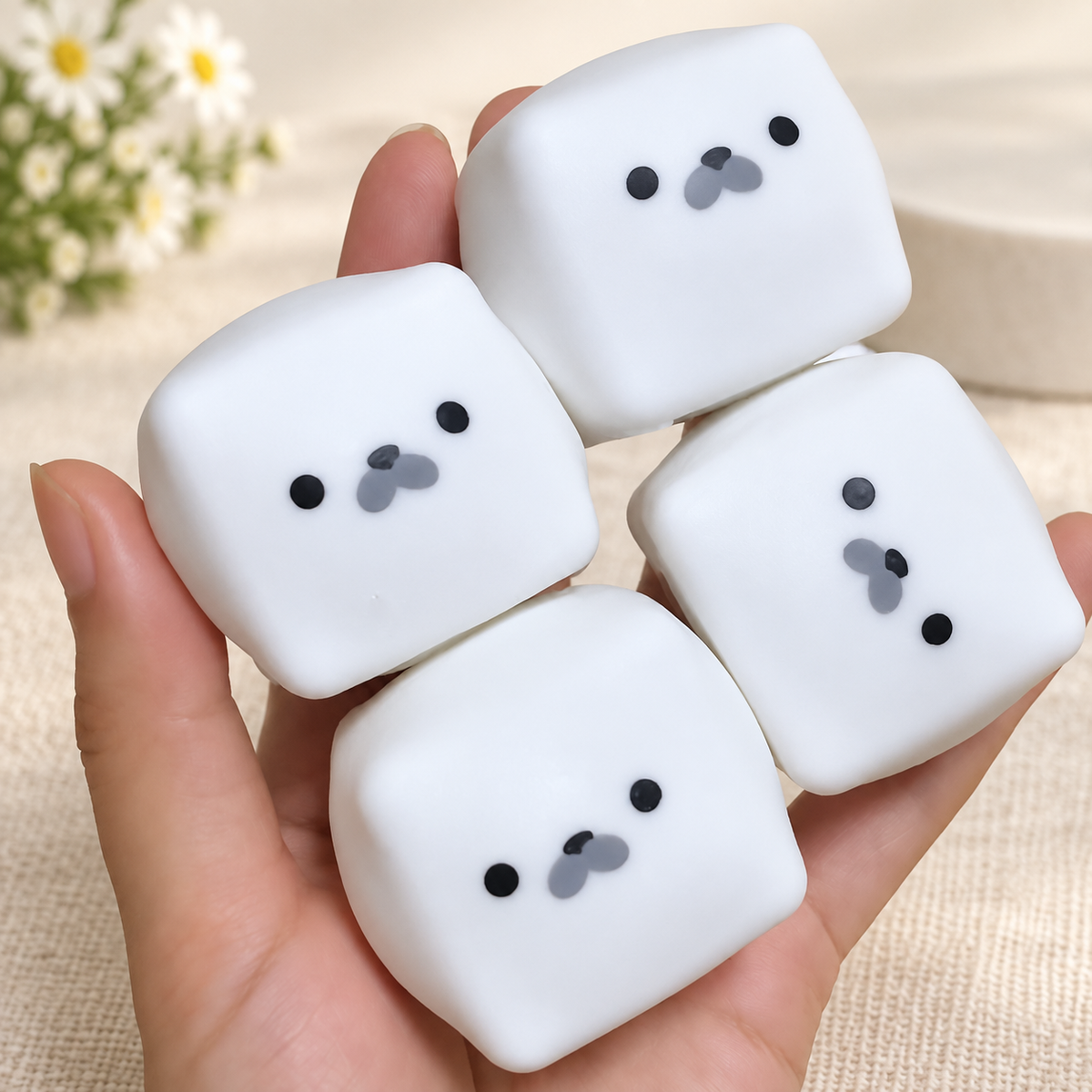 Crunchy Seal Block Handmade Stress Ball