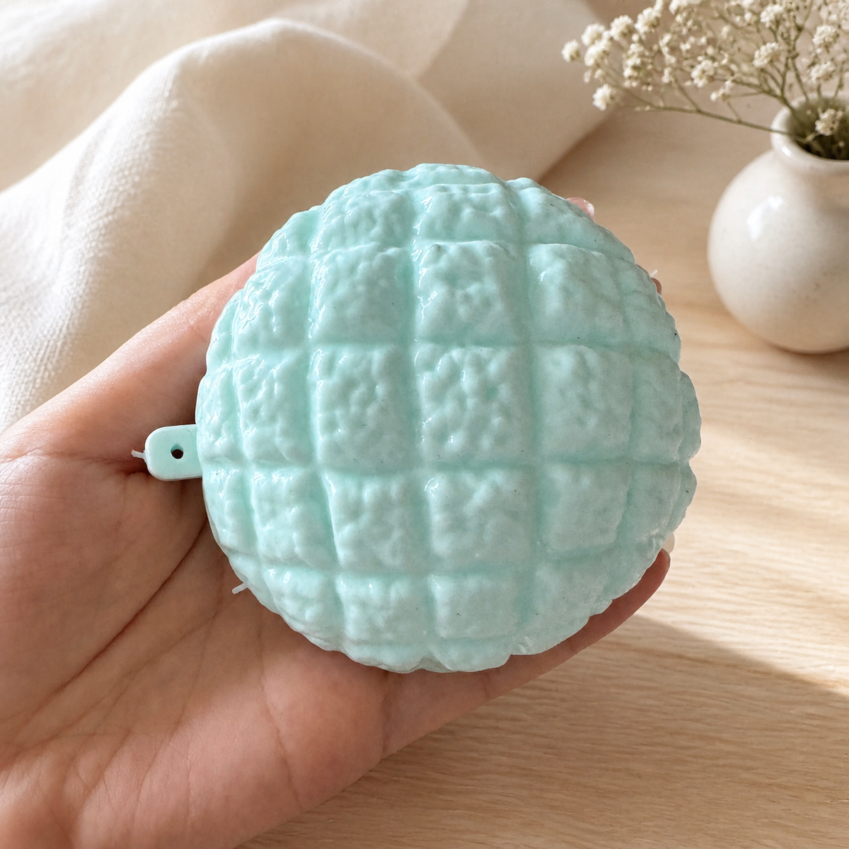 Crunchy Pineapple Bun Handmade Stress Ball
