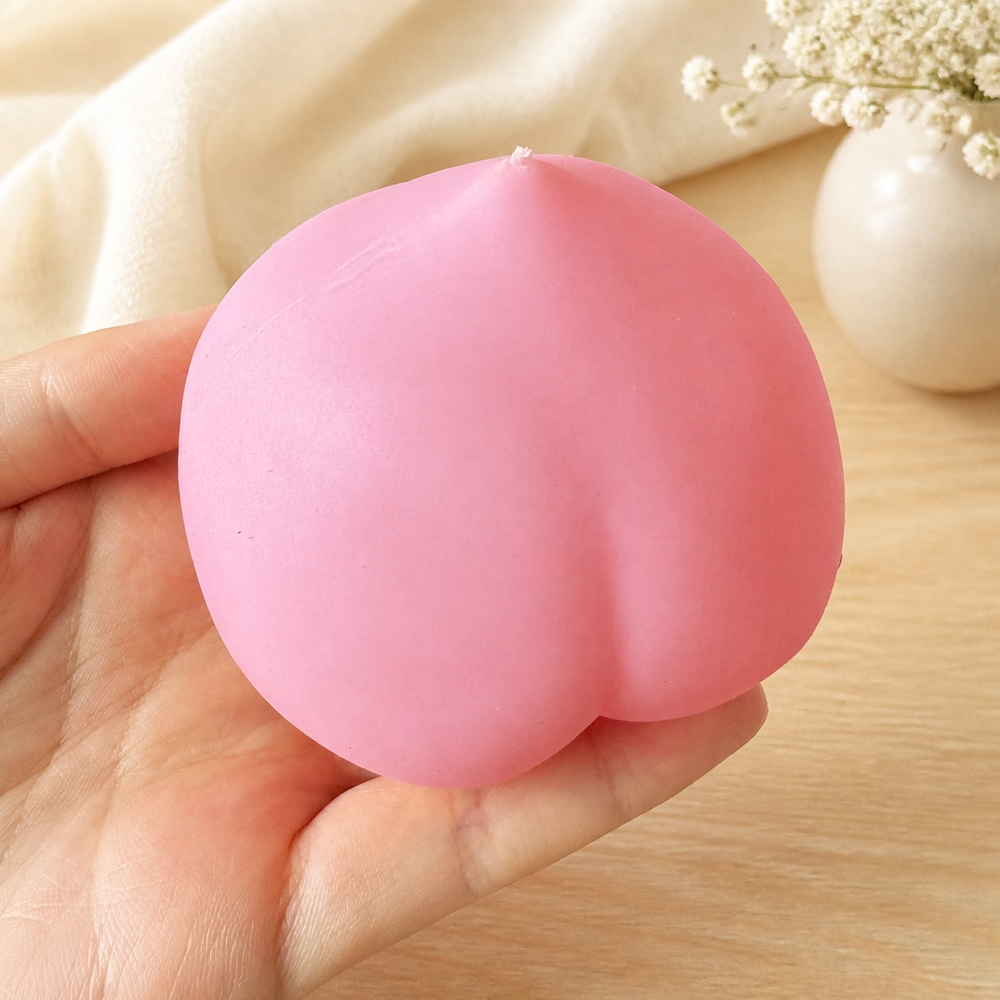 Crunchy Peach Handmade Stress Ball