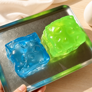 Clear Vaseline Cheese 6 cm Handmade Stress Ball
