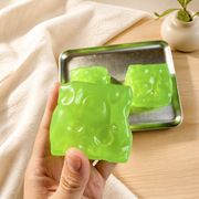 Clear Vaseline Cheese 6 cm Handmade Stress Ball